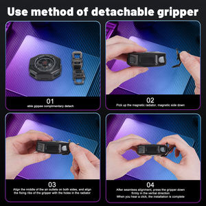 Sarafox X5PRO 9V/3A 20W Mobile <b>Phone</b> Radiator Portable Gaming Cooler <b>Phone</b> Handle Mini <b>Controller</b> With Cooling Fan for Mobile - Product Image 3