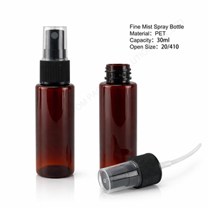 Heißer Verkauf: 30ml Bernsteinfarbene PET-Kunststoff Boston Mini Nasenspray-Flasche mit Pumpzerstäuber für Nasen- und Halspflege, Medizin und Reisenutzung - Product Image 6