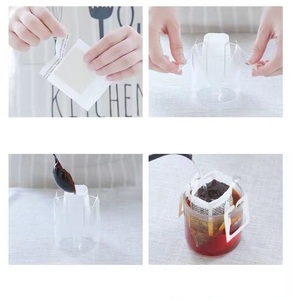 נמוך MOQ טפטוף קפה קפה שקית מסנן תיק חיצוני מעטפת שקית שקית אחת-לשרת ציפוי נייר - Product Image 6