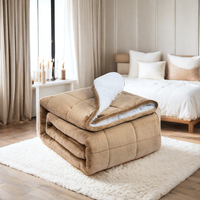 Échantillon Personnalisé Gratuit Couverture Lestée Taille Queen 7 kg Douce Confortable Tricotée Matelassée Sensorielle