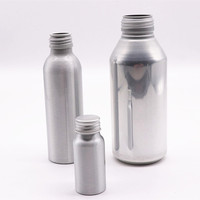 Diseño personalizado 200ml 300ml 400ml Botella de aluminio con cuello de rosca