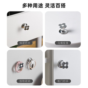 Peninsula Good Products Toilet Flush <b>Button</b> Chrome Plated Easy Installation Hand Control Bathroom Use - Product Image 4