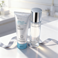 Ensemble de soins de la peau éclaircissant au riz, nettoyant, anti-âge, hydratant et blanchissant, marque privée