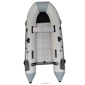 Ventes chaudes - Bateau pneumatique <span class=keywords><strong>Comax</strong></span> pour 4-5 personnes, bateau pneumatique de pêche et de navigation en eau douce, PVC avec plancher en aluminium, pour la mer et les lacs - Product Image 1