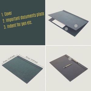 8-Piece PU Leather <b>Desk</b> <b>Set</b> Office Organizer and Accessories with <b>Desk</b> Pad and Name Tag - Product Image 6