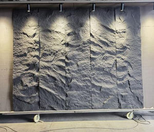 人工石壁パネルポリウレタンフェイクストーン壁パネル屋外装飾3DキノコPu石壁パネル - Product Image 6