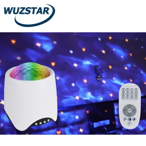 WUZSTAR 5 LED 스타 프로젝터 야간 조명 음악 LED 매직 볼 별이 빛나는 빛 원격 제어 어린이 램프 로맨틱 홈 장식