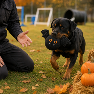 Juguete Redondo Resistente a Desgarros para Perros Mordedores Agresivos |   Regalo de Entrenamiento para Perros de Lino Francés Resistente para Halloween - Product Image 5