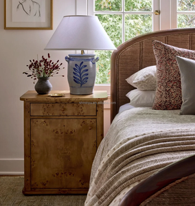 Mesita de Noche Moderna de Lujo en Madera Maciza con Chapa de Madera, Mueble Duradero <span class=keywords><strong>para</strong></span> Dormitorio - Product Image 6