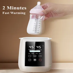2 Mins hızlı ısıtma akıllı sıcaklık kontrolü elektrikli bebek besleme formülü buharlı sterilizatör bebek süt şişesi isıtıcı