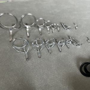 Anneau de guidage en acier inoxydable, siège de moulinet en aluminium, capuchon en caoutchouc, poignées EVA pour canne à pêche au chat, bricolage - Product Image 1