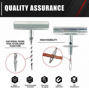 Boîte à outils manuelle de qualité industrielle, kit d'outils universel pour la réparation des pneus pour voitures et motos avec OEM/ODM personnalisable - Product Image 5