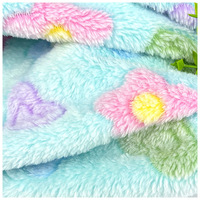 Tissu en flanelle imprimé motif dessin animé 100 % polyester, prix abordable, vente chaude en usine, pour textiles de maison, couvertures et literie pour filles et enfants