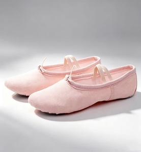<span class=keywords><strong>Zapatillas</strong></span> <span class=keywords><strong>de</strong></span> <span class=keywords><strong>Ballet</strong></span> Marrones Económicas, <span class=keywords><strong>de</strong></span> Lona, con Suela Partida, Suaves y Planas, para <span class=keywords><strong>Niñas</strong></span> - Product Image 4