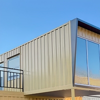 Maison conteneur modulaire préfabriquée pliable en X pour habitation, utilisation en projet, robuste et durable