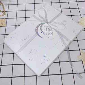 Gelişmiş anlamda niş siyah beyaz pijama erkekler kadınlar için geri dönüşümlü malzeme doğum günü hediyesi kutu boş kağıt kutuları sünger astar için - Product Image 5