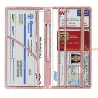 Prix usine passeport couverture voiture immatriculation et assurance titulaire PU cuir voiture porte-documents accessoires intérieurs