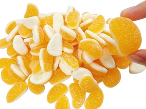 Muestra Gratuita del Fabricante, Caramelos de Goma con Forma de Cápsula de Naranja Halal, Sabor Afrutado y Ácido, Ingredientes de Azúcar y Saborizante, Empaquetados en Bolsa - Product Image 3