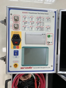 Wrindu RD6001 Capacitancia y Tan Delta Prueba de transformador Alta calidad Tan Delta Test Kit Aislamiento Aceite Tan Delta Tester - Product Image 4