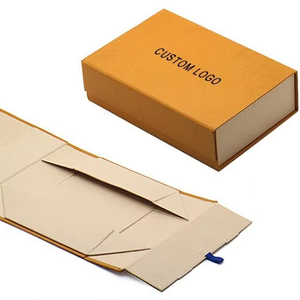 Caja de Regalo Magnética Plegable de Papel Rígido Personalizada con Logotipo en Relieve para Regalos Corporativos, Empaque de Lujo - Product Image 1