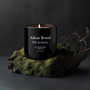 AIKUN Natural Long Burning Triple Wick Scented <b>Candle</b> Jar Home Fragrance OEM ODM Manufacturer for Spa Hotel Home Decor - Product Image 4