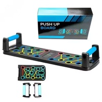 CW PSB007 Équipement de fitness compact et portable, planche pliable multifonctionnelle pour abdominaux et pompes, pour la salle de sport à domicile