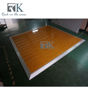 RK Plancher de danse en bois facile à installer, plancher de danse en contreplaqué avec bords en aluminium à vendre - Product Image 3