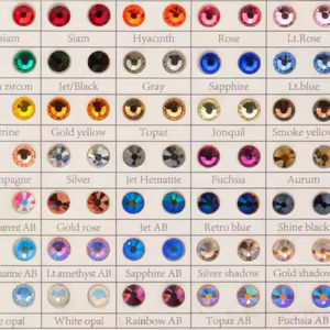 144000pcs Grosir Rhinestone Berkilau Multi-Warna, Kristal Rhinestone Flatback Non-Hotfix untuk Dekorasi Seni DIY Pakaian - Product Image 6