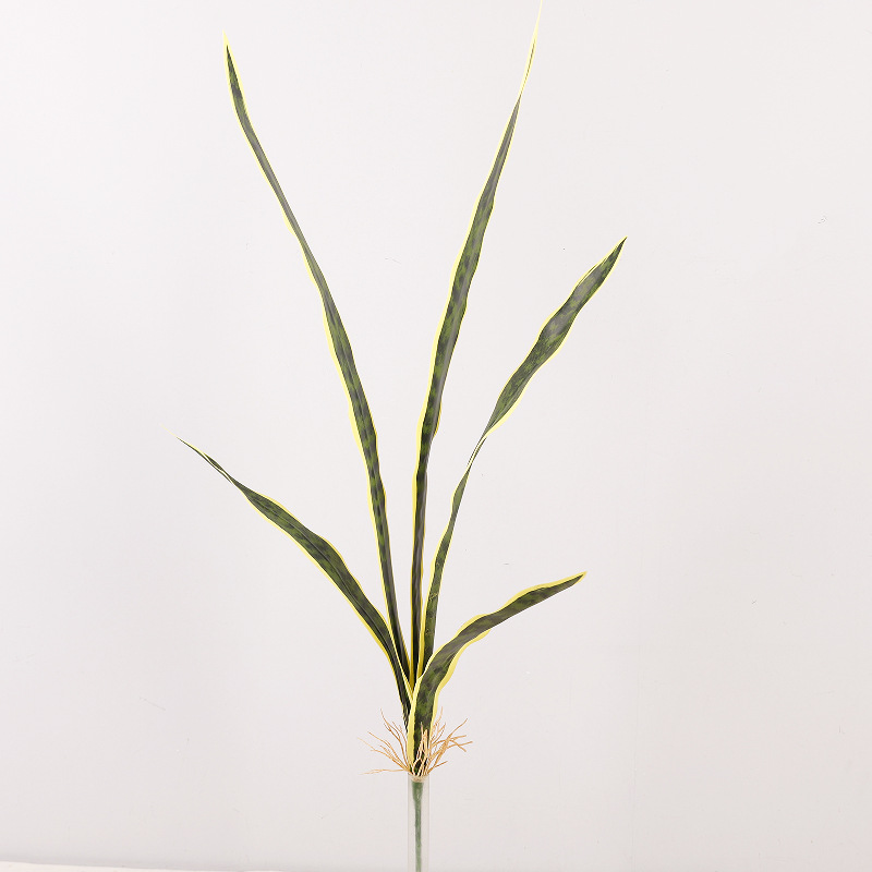 Plante serpent, jaune-vert [Grand] H82cm