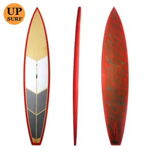 Placa para raquete de bambu, placa de surf para prancha de bambu de alta qualidade