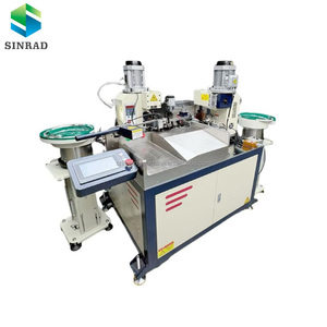 เครื่องกดขั้วต่อแบบปลายคู่พร้อมระบบป้อนแผ่นสั่นสะเทือนอัตโนมัติ - Product Image 1