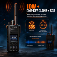 Radio bidirectionnelle XUNLIBAO HAM, approvisionnement direct usine, OEM ODM, logo personnalisé, multi-bandes, 8608, 199 canaux, SOS, USB Type-C