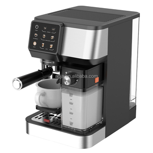 Machine à café <span class=keywords><strong>expresso</strong></span> automatique <span class=keywords><strong>avec</strong></span> moulin à grains intégré, porte-filtre 58 mm, double chaudière, mousseur à lait, pompe 20 bars, modèle professionnel - Product Image 6