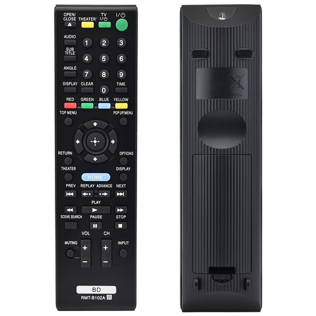 New Replace RMT-B102A Remote Control for Sony BD Blu-ray DVD BDP-S350 BDP-BX1 BDPS350 BDPBX1