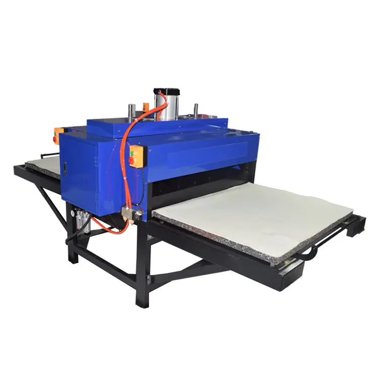대형 자동 라미네이트 티셔츠 인쇄 유압 핫 프레스 기계 스테이션