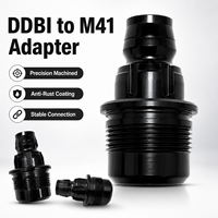 Adaptateur de perçage diamanté multifonction TENGRUI DDBI M41 à filetage mâle, en acier au carbone noir revêtu E, antirouille, pour le carottage du béton