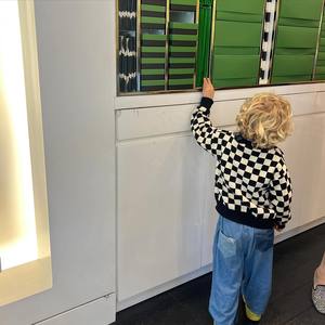 Bán Buôn Trẻ Em Quần Áo Áo Len 100% Bông Tốt Đan Tùy Chỉnh In Cô Gái Cardigan Với Thẻ - Product Image 5