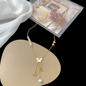 Женское ожерелье с искусственным жемчугом - Product Image 5