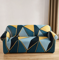 Housse de canapé personnalisée en fibres synthétiques doubles, anti-poussière, antidérapante, extensible, universelle quatre saisons, unie, style paresseux