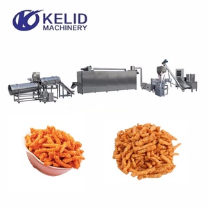 Línea de producción automática completa de rizos de maíz Cheetos para Kurkure Snacks Extrusión de alimentos Maquinaria de procesamiento de alimentos - Product Image 5