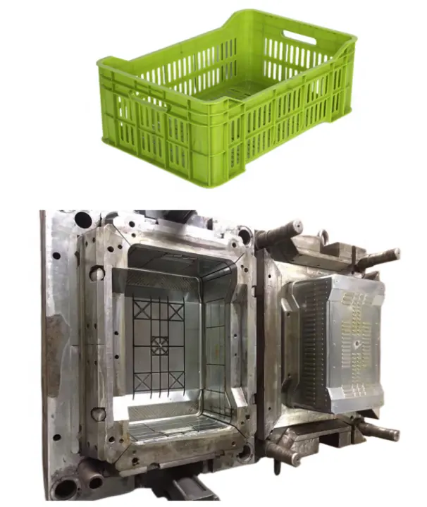 High Quality Custom Plastic Vegetable Fruit Logistics Turnover Crate Box Injection Mould Sale