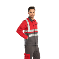 Vêtements de travail de sécurité industrielle NFPA2112 ANSI Mécanicien Combinaison ignifuge Haute visibilité Veste cargo Pantalon ensembles
