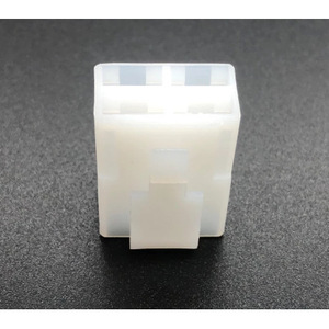 Conector de 4 pines de 6.3 mm para auto, DJ7042-6.3-21, macho y hembra, plástico blanco, conector en T - Product Image 4