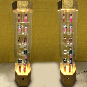 Hiện đại thân thiện với môi Acrylic hiển thị tủ cho đồ trang sức và nước hoa khóa tính năng bao gồm - Product Image 5