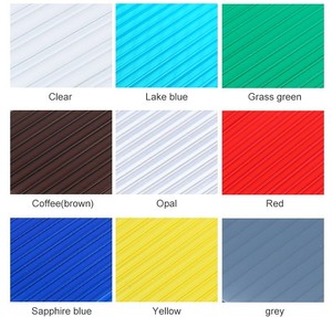 Plaque <span class=keywords><strong>alvéolaire</strong></span> en <span class=keywords><strong>polycarbonate</strong></span> ignifuge, haute transmission lumineuse, protection UV, panneau cellulaire transparent pour toit de serre et auvent - Product Image 5