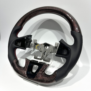 Volant en fibre de carbone pour <span class=keywords><strong>Renault</strong></span> Megane RS Design pour <span class=keywords><strong>Renault</strong></span> Megane 3 Sport Volant de course en fibre de carbone mate Neuf - Product Image 4