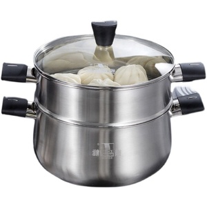 Couscoussier Zhenneng Prix Usine Inox 304, Outil de Cuisson Ménager, Marmite Vapeur à Soupe, Faitout en Acier Inoxydable 26cm - Product Image 6