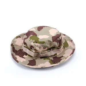 Yakeda Camo Hats Outdoor Training Tactical Boonie Accessories Bucket Hat Digital Jungle for Fishing Hiking Sun Protection