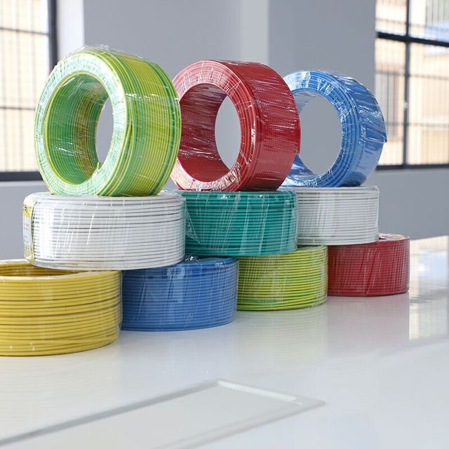 Standard BV BVR Electrical Wire 14 12 10 AWG THHN THW Building Wire & RVV Flexible PVC Sheathed Power Cable for Construction