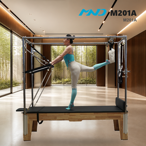 อุปกรณ์ออก<span class=keywords><strong>ก</strong></span>ำลัง<span class=keywords><strong>ก</strong></span>ายพิลาทิส Cadillac Trapeze Table รุ่น MND M201A (3) อุปกรณ์พิลาทิสเชิงพาณิชย์สำหรับการฟื้นฟูสมรรถภาพ - Product Image 1